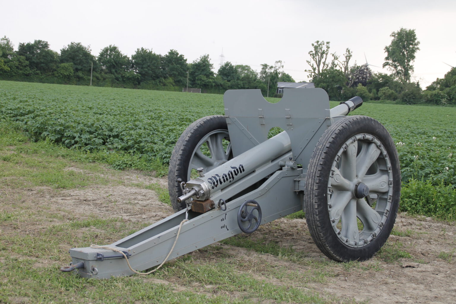 Unsere erste eigene Kanone Artillerie Corps Osterath